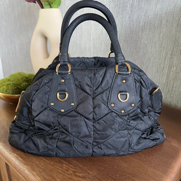 Prada Tessuto Quilted Nylon Dome Satchel - Picture 2 of 14
